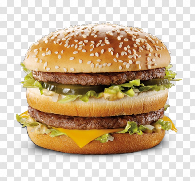 McDonald's Big Mac Hamburger Cheeseburger Quarter Pounder N' Tasty - Whopper - Fast Food Transparent PNG