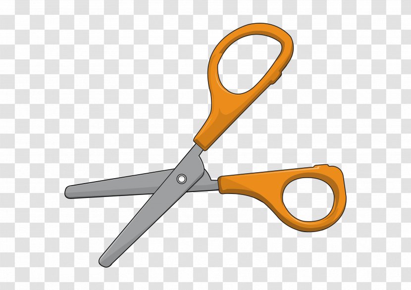 Scissors Image Drawing Paper - Cutting Transparent PNG