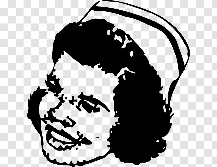 Nursing Medicine Clip Art - Line - Nurse Cap Transparent PNG