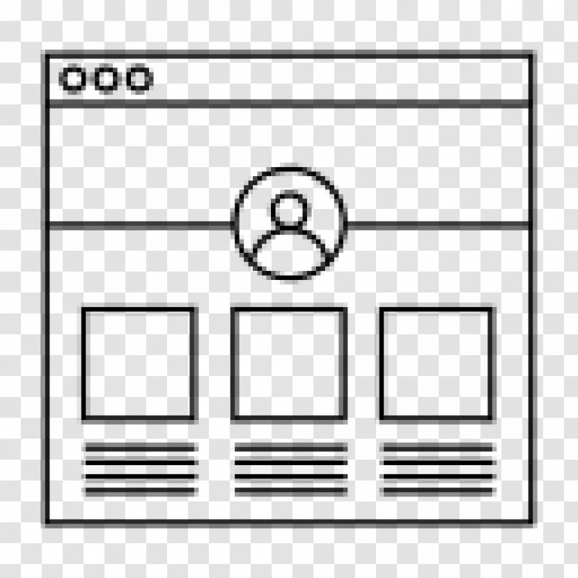 Website Wireframe User Interface Design Experience - Area Transparent PNG