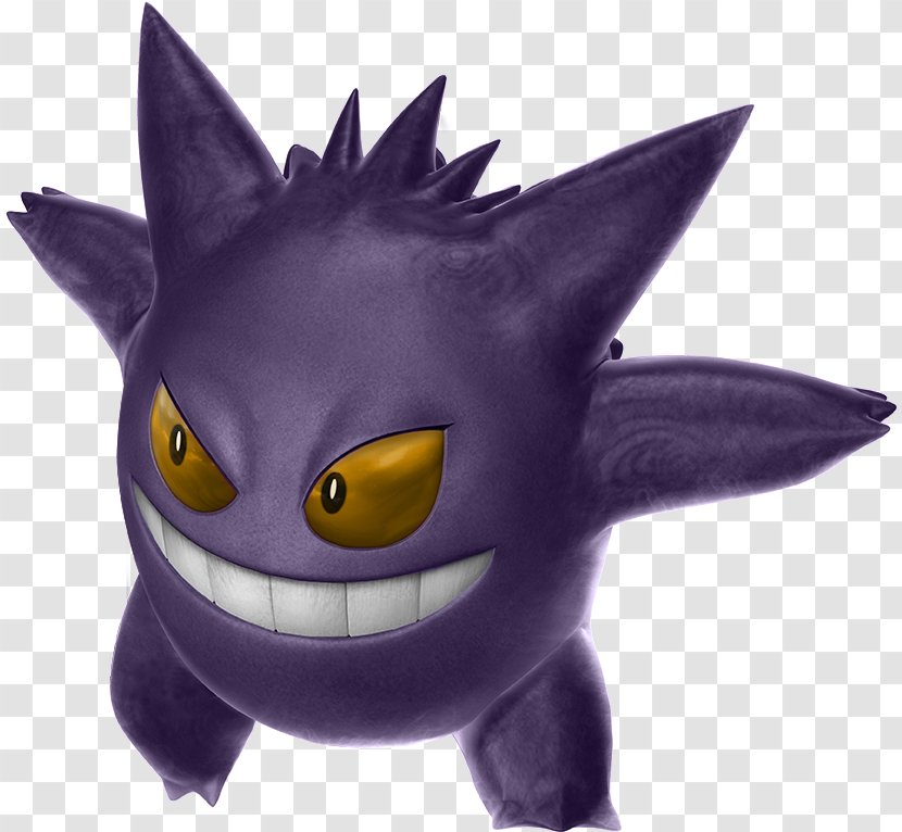 Pokkén Tournament Wii U Gengar Pokémon - Mythical Creature - Stuffed Toy Transparent PNG