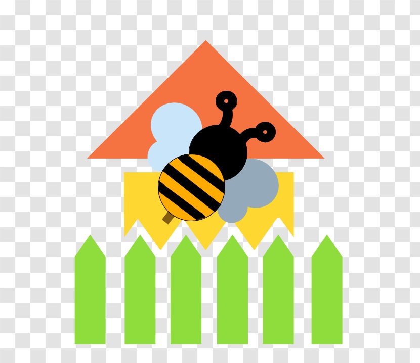 Bee Background - Honeybee - Pest Logo Transparent PNG