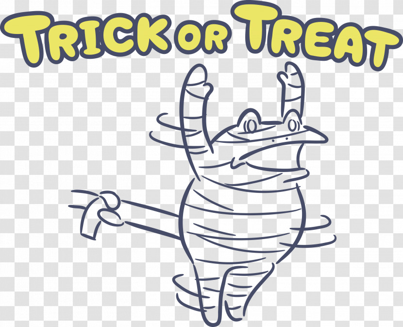 TRICK OR TREAT Happy Halloween Transparent PNG