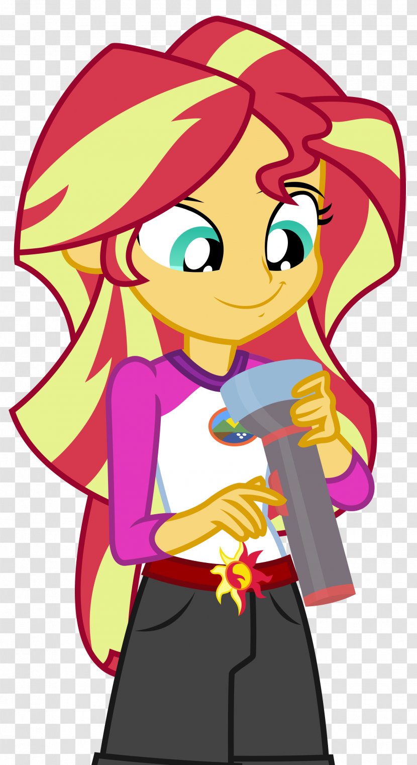 Sunset Shimmer Pony Animated Cartoon Equestria - Heart Transparent PNG