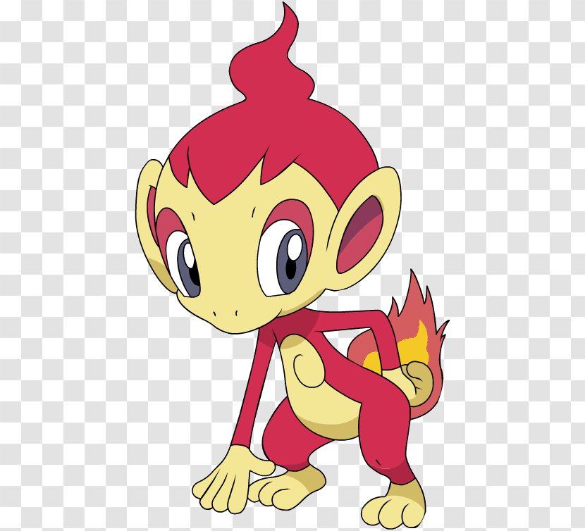 Fire Cartoon - Chimchar - Style Tail Transparent PNG
