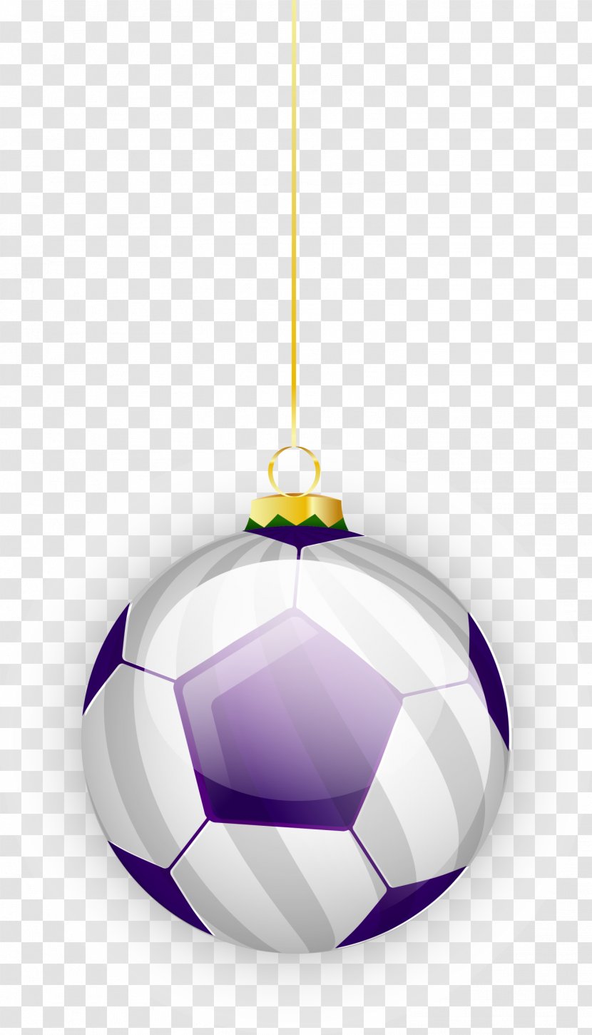 Purple Football Ornament Icon - Xmas - Ornaments Transparent PNG