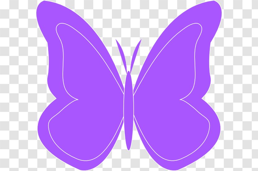 Butterfly Purple Pink Clip Art - Violet Cliparts Transparent PNG