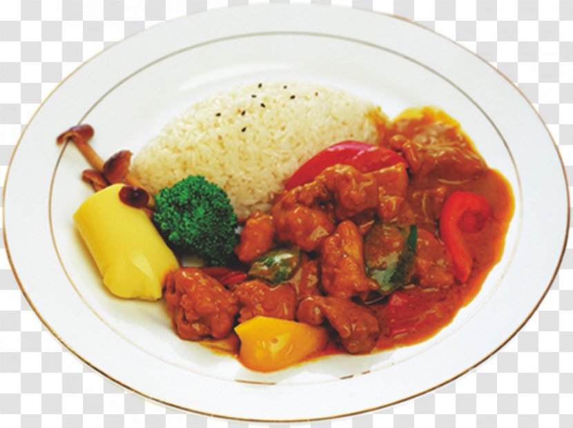 Fast Food Chicken Curry Fried Instant Rice - Asian - And Transparent PNG