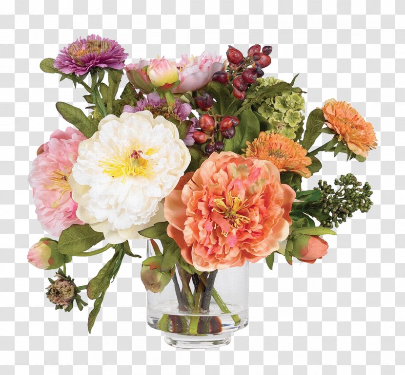 Floral Design Artificial Flower Peony Silk - Plant Transparent PNG