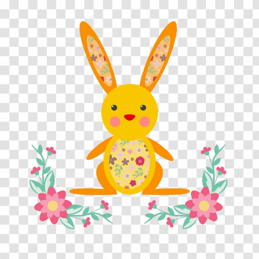 Easter Bunny European Rabbit Egg - Food - Cute Transparent PNG