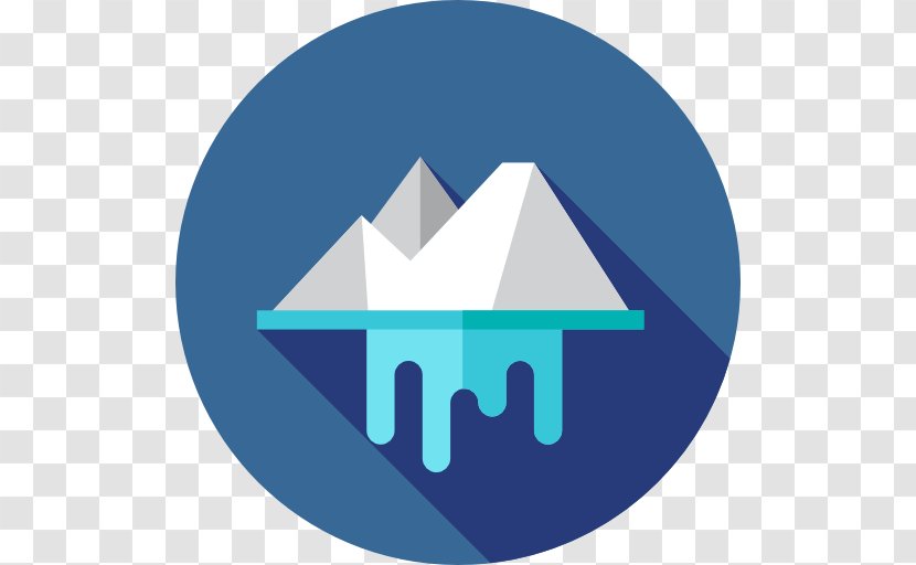 Global Warming Social Media - Blue - Iceberg Flat Transparent PNG