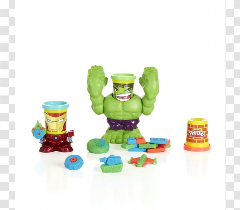 Hulk Play-Doh Iron Man Toy Marvel Comics Transparent PNG