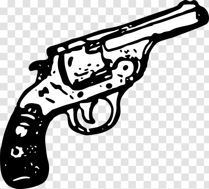 Weapon Firearm Revolver Pistol Ammunition - Heart - Hand Gun Transparent PNG