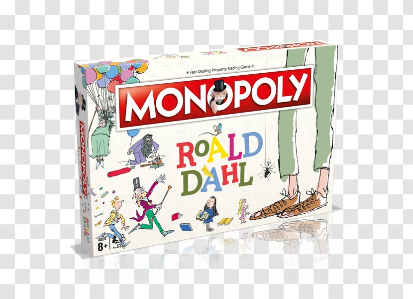 Monopoly The Collected Short Stories Of Roald Dahl Twits Charlie And Chocolate Factory Matilda - Board Game Transparent PNG