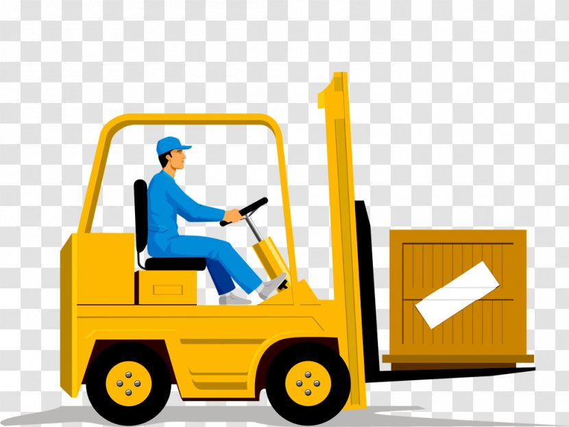 Forklift Clip Art - Freight Transport - CaRRO Transparent PNG