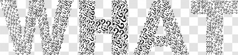 Typography Text Question Mark Byte Font - Types Transparent PNG