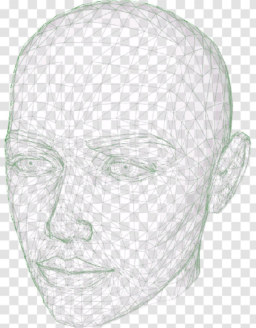 Wire Drawing Face Human Head Image - Ear - Electrical Wires Cable Transparent PNG