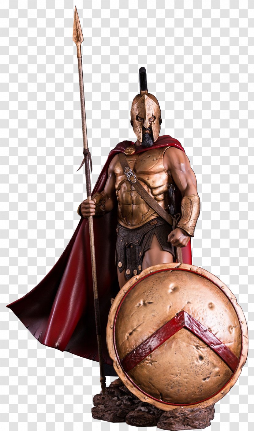 Sparta Leonidas I Battle Of Thermopylae - Statue Transparent PNG