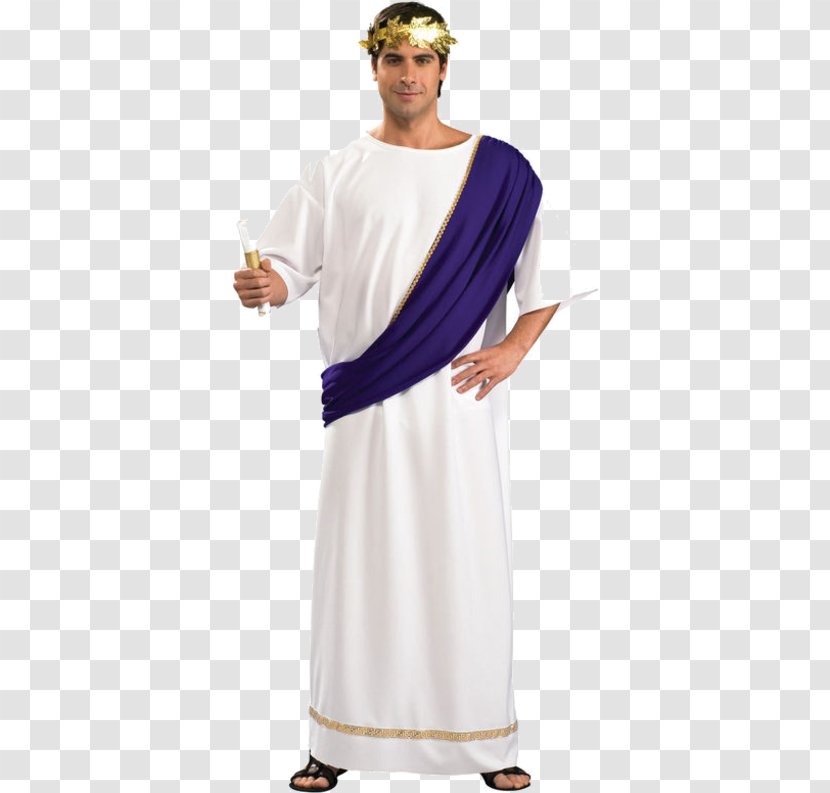 Ancient Rome Costume Party Greek Mythology Zeus - Robe - Dressing Transparent PNG