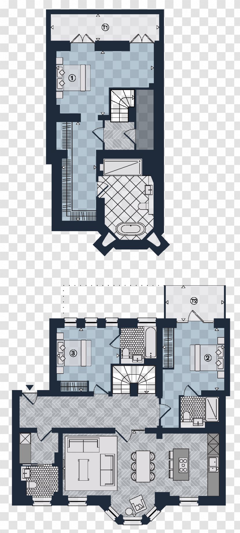 Hampstead Manor Floor Plan House Apartment Home - Kitchen Transparent PNG