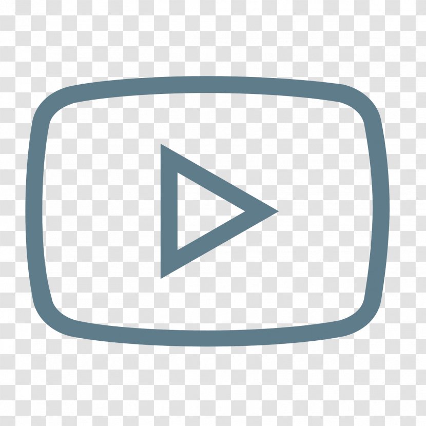 YouTube Play Button Logo - Blue - Youtube Transparent PNG