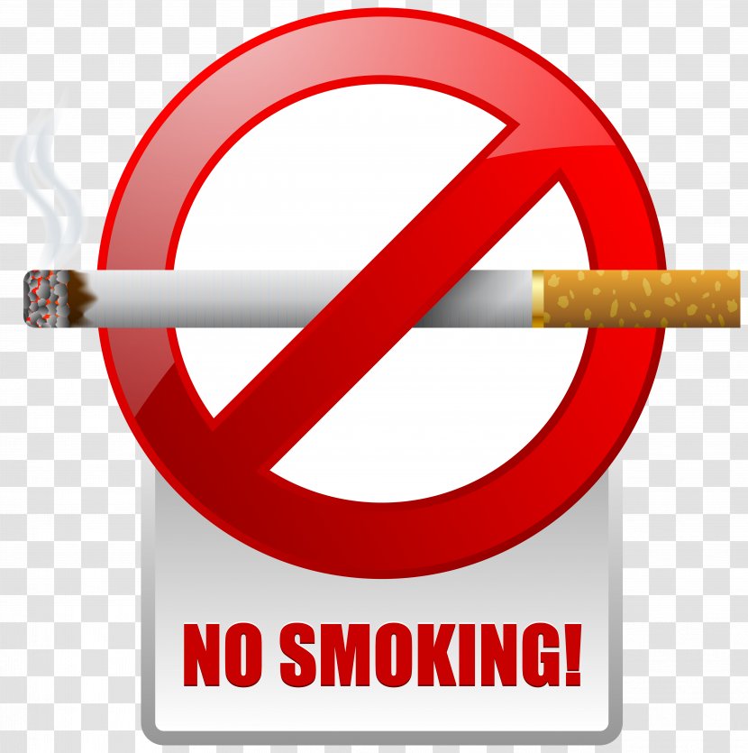 Smoking Ban Warning Sign Clip Art Transparent PNG