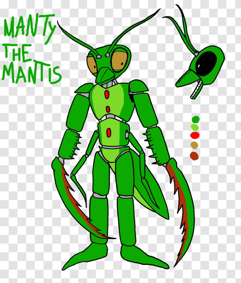 Mantis Insect Animal Line Art Clip - Watercolor Transparent PNG