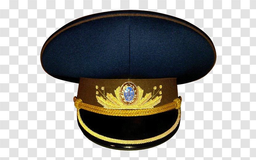 Baseball Cap Peaked Ukraine Diplomatic Uniform - Armed Forces Of Transparent PNG