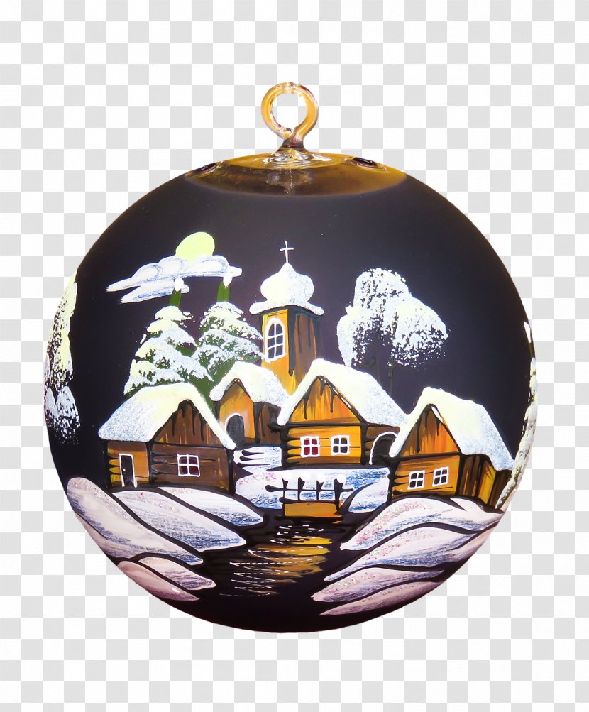 Christmas Ornament Ceramic Decoration Village Transparent PNG