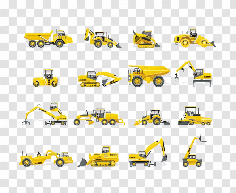 Vector Excavator - Icon - Car Transparent PNG