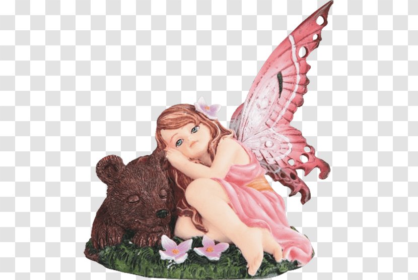 Fairy Figurine Statue Sprite Pixie - Purple Transparent PNG