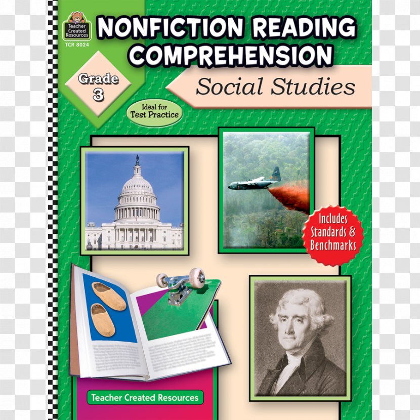 Nonfiction Reading Comprehension: Social Studies, Grade 3 Grd 6 - Skill - Comprehension Transparent PNG