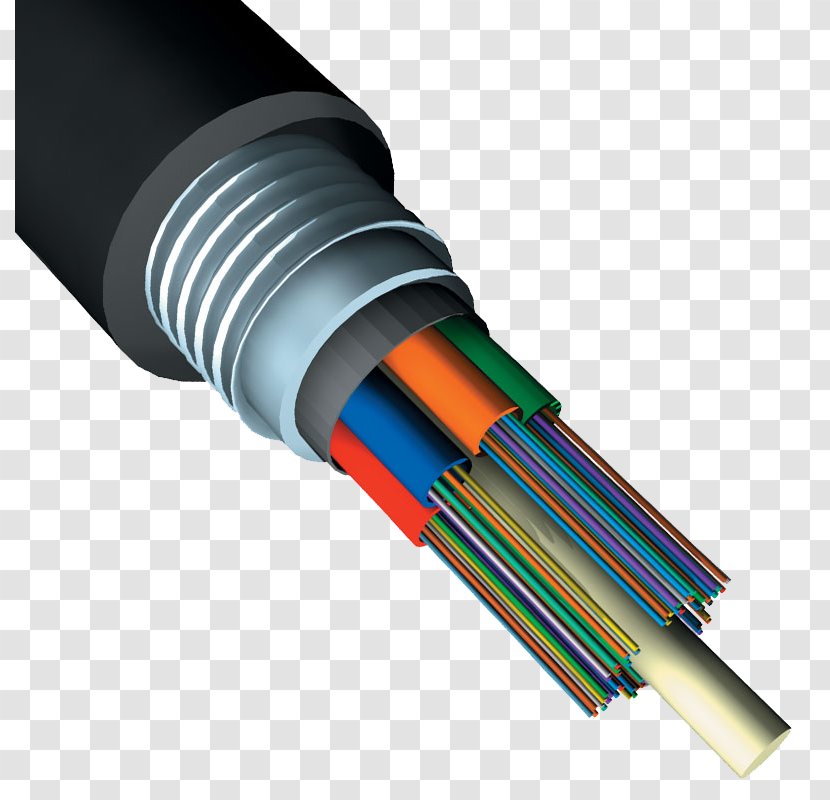 Electrical Cable Technology Wire - Optical Fiber Transparent PNG