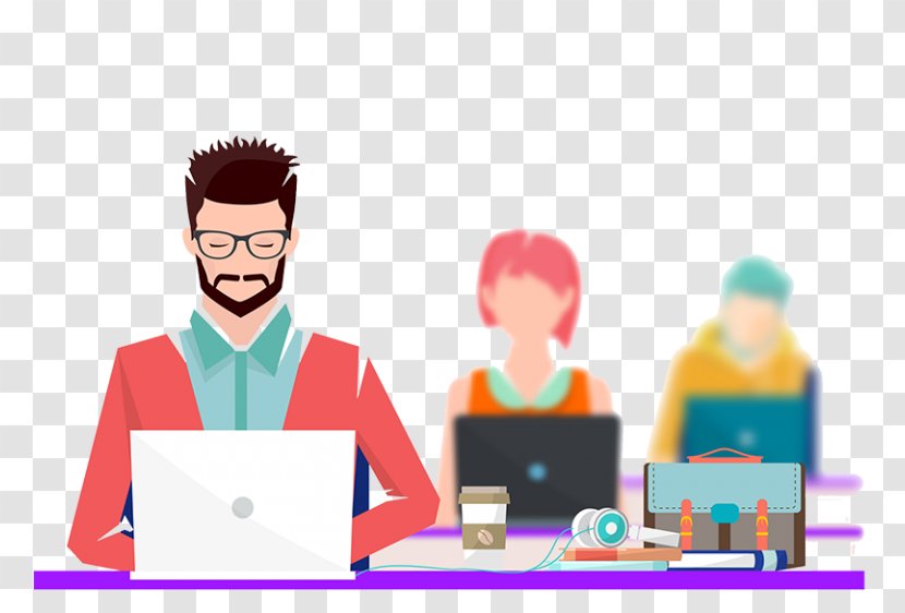Coworking Office Business Open Plan - Cartoon Transparent PNG