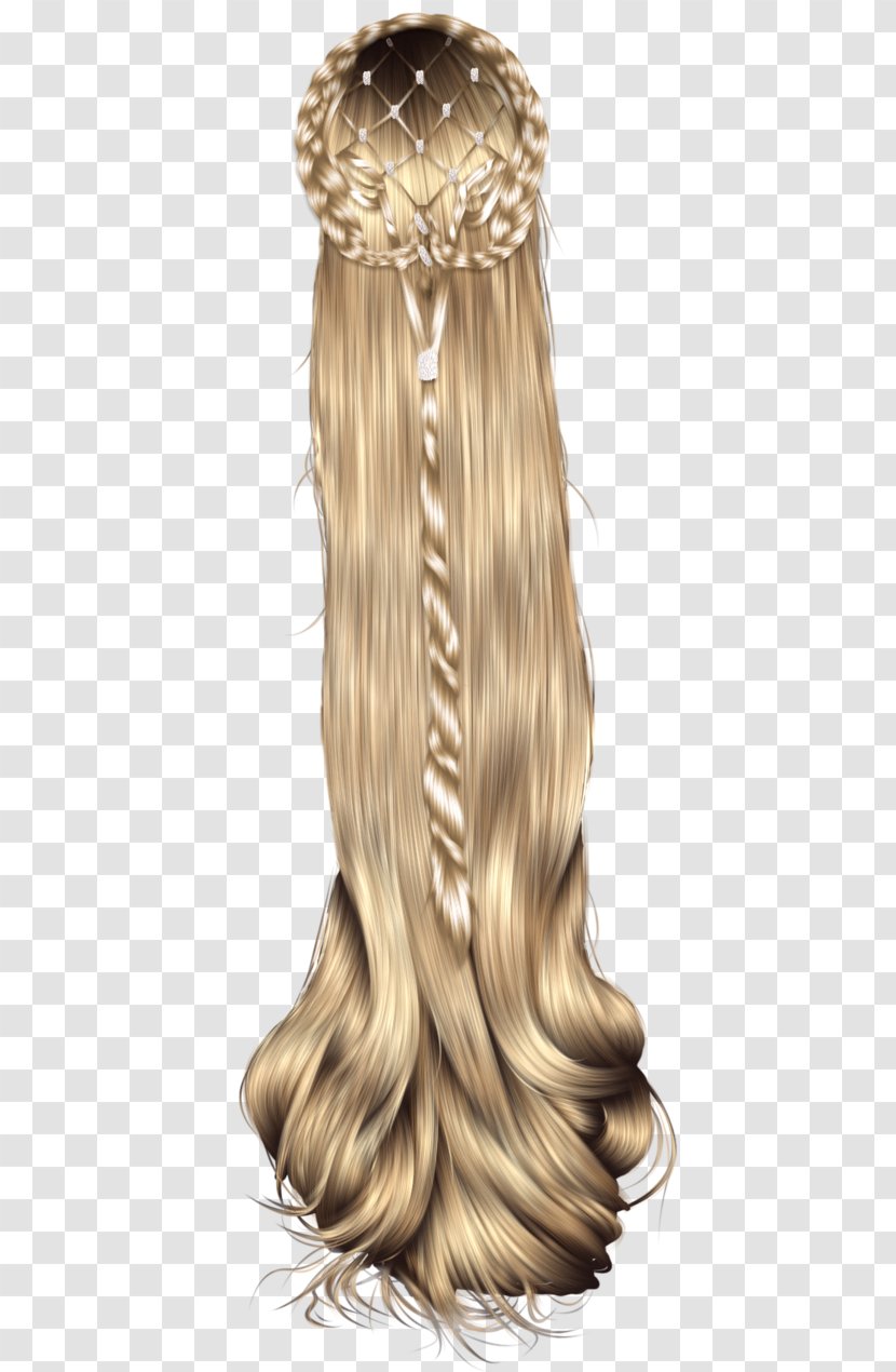 Hairstyle Blond Wig - Tree - Hairdressing Transparent PNG