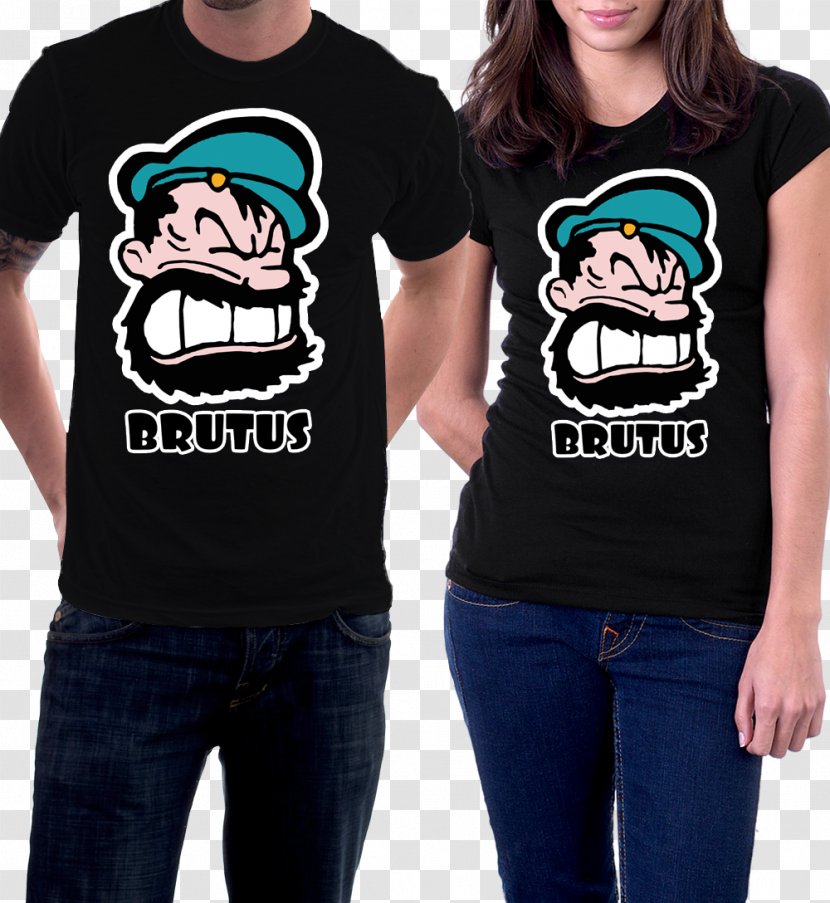 T-shirt Scar Popeye Bluto Olive Oyl - Joint Transparent PNG