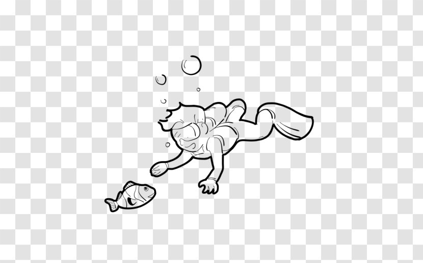 Cat Line Art Mammal Clip - Flower Transparent PNG