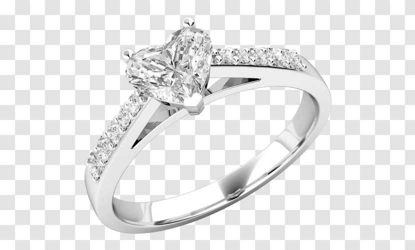Diamond Wedding Ring Engagement Princess Cut - Jewellery Transparent PNG