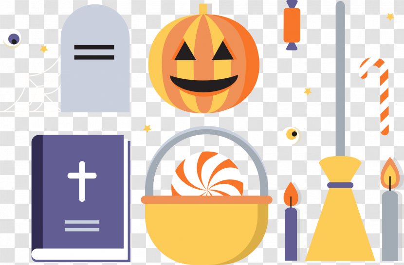 Halloween Pumpkin Icon - Text - Church Supplies Transparent PNG