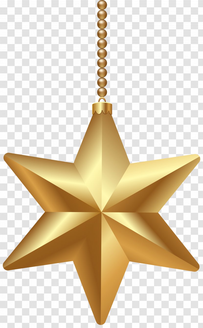 Christmas Decoration Star Of Bethlehem Clip Art - Stars Cliparts Transparent PNG