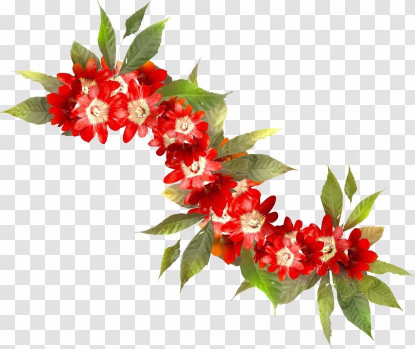 Flower Garland Display Resolution Drawing - Holly - Frangipani Transparent PNG