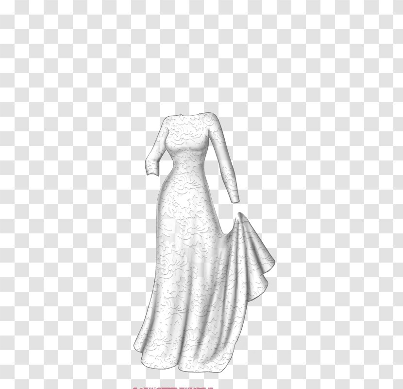 Gown Cocktail Dress Pattern - Tree Transparent PNG