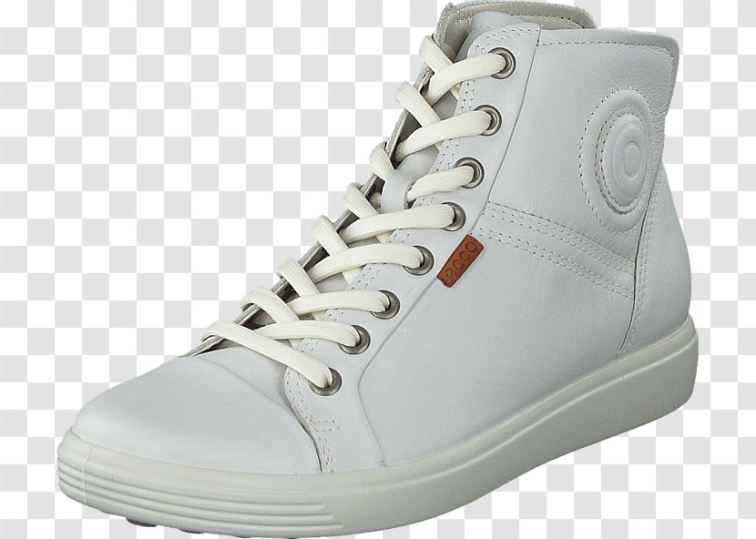 Sports Shoes White Leather ECCO - Shoelaces - Boot Transparent PNG