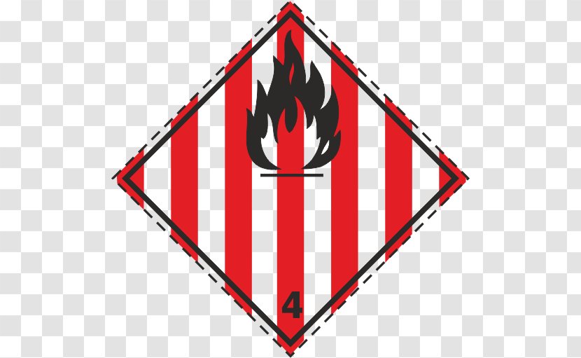 Paper Combustibility And Flammability Dangerous Goods Label Solid - Red - Structure Transparent PNG