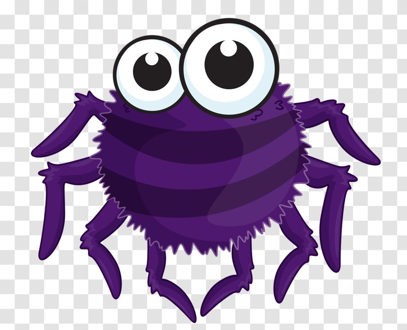 Itsy Bitsy Spider Nursery Rhyme Childrens Song - Purple Transparent PNG