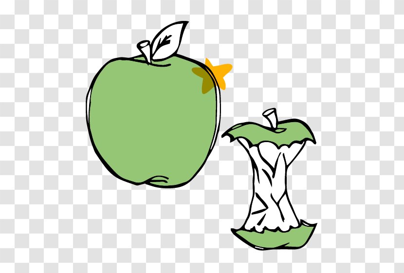 Clip Art Line Cartoon Product Apple - Plant - Panic Transparent PNG