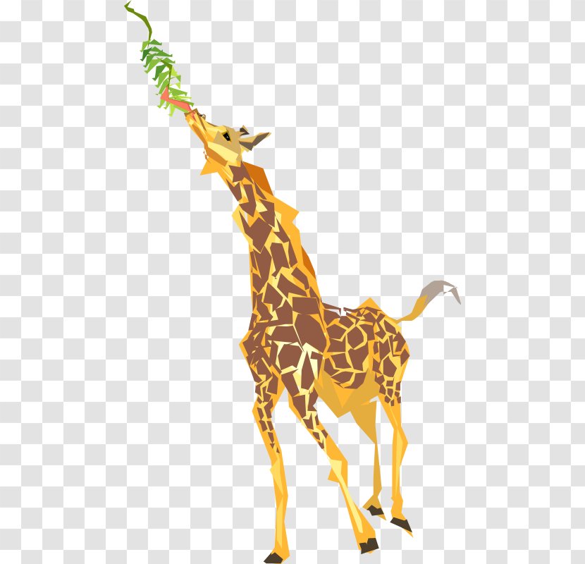 Giraffe Clip Art - Wildlife - Happy Transparent PNG