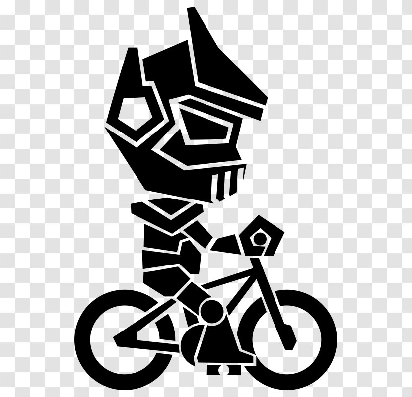 Bicycle Motorcycle Scooter Car Clip Art - Black - Riding Clipart Transparent PNG