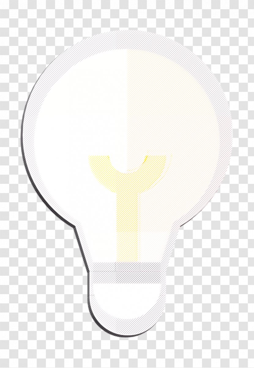 Light Bulb Icon Idea Business And Office - Fixture - Ceiling Lamp Transparent PNG
