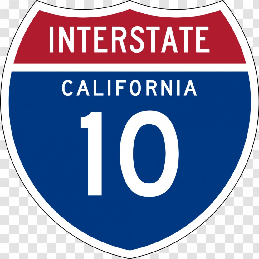 Interstate 5 In California 10 80 40 - Text Transparent PNG